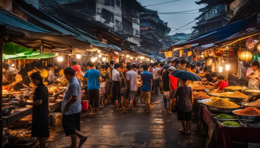 Iconic street food in South East Asia